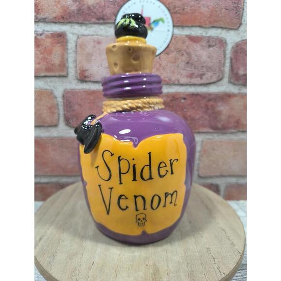 Blue Sky Clayworks Spider Venom Vial Decor Hocus Pocus...